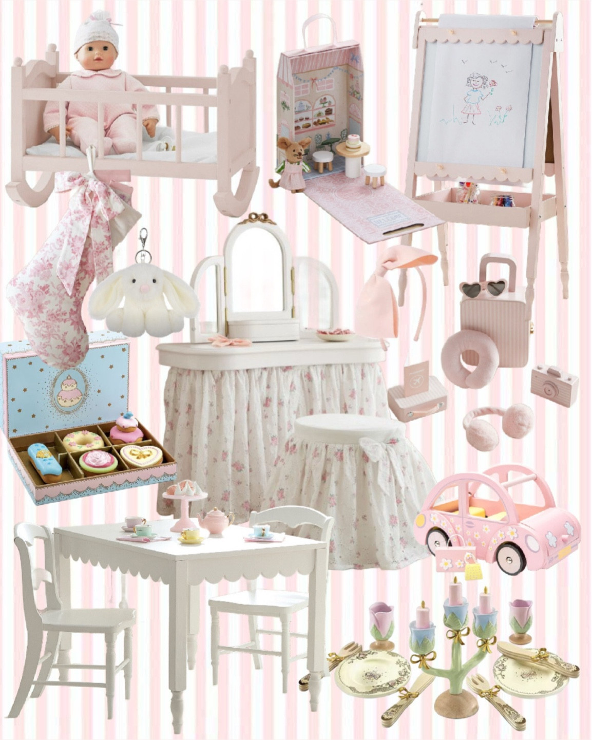 Gifts for Girls! 

Birthday gifts, scalloped table, girls vanity, dollhouse, baby dolls, baby doll cradle, Valentine’s Day gifts, birthday party 

#LTKKids #LTKParties