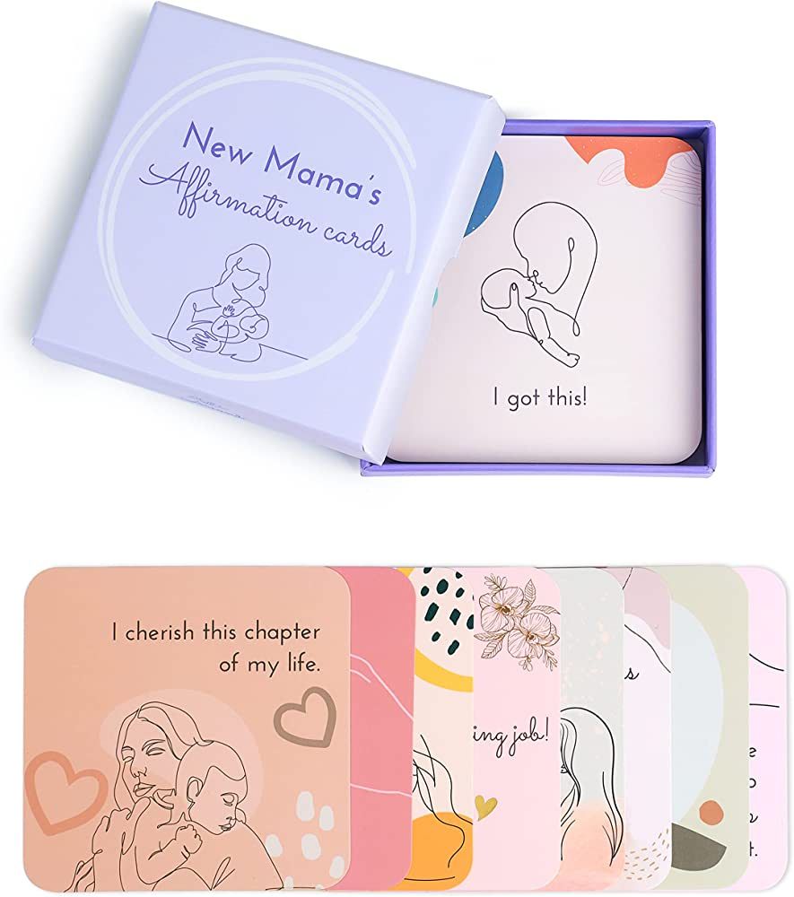 31 New Mom Affirmation Cards for Post Partum/Postpartum Self Care with Empowering Messages on the... | Amazon (US)