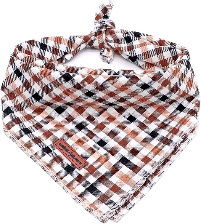 Unique style paws Dog Bandana, 1PC Washable Square Fall Dog Scarfs for Small Medium Large Dogs Ad... | Amazon (US)