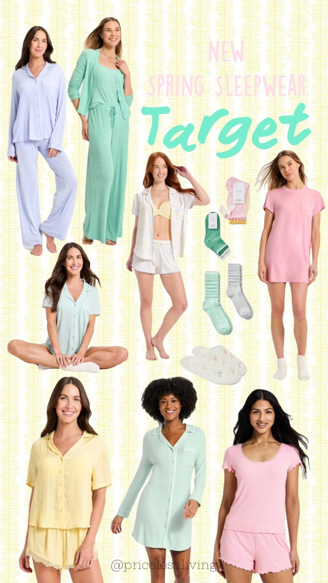 Sale Alert!!! 
 Auden Spring Sleepwear at Target
Loving all the pretty pastels sleepwear. 
These are perfect pajamas pieces for spring lounging around the house, packing for spring break, or Easter morning 💐

#LTKselfcare #LTKSaleAlert #LTKmorningroutine