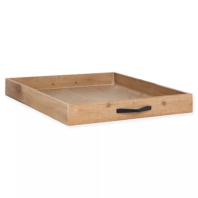 Kate and Laurel Kley Wooden Decorative Tray | Bed Bath & Beyond