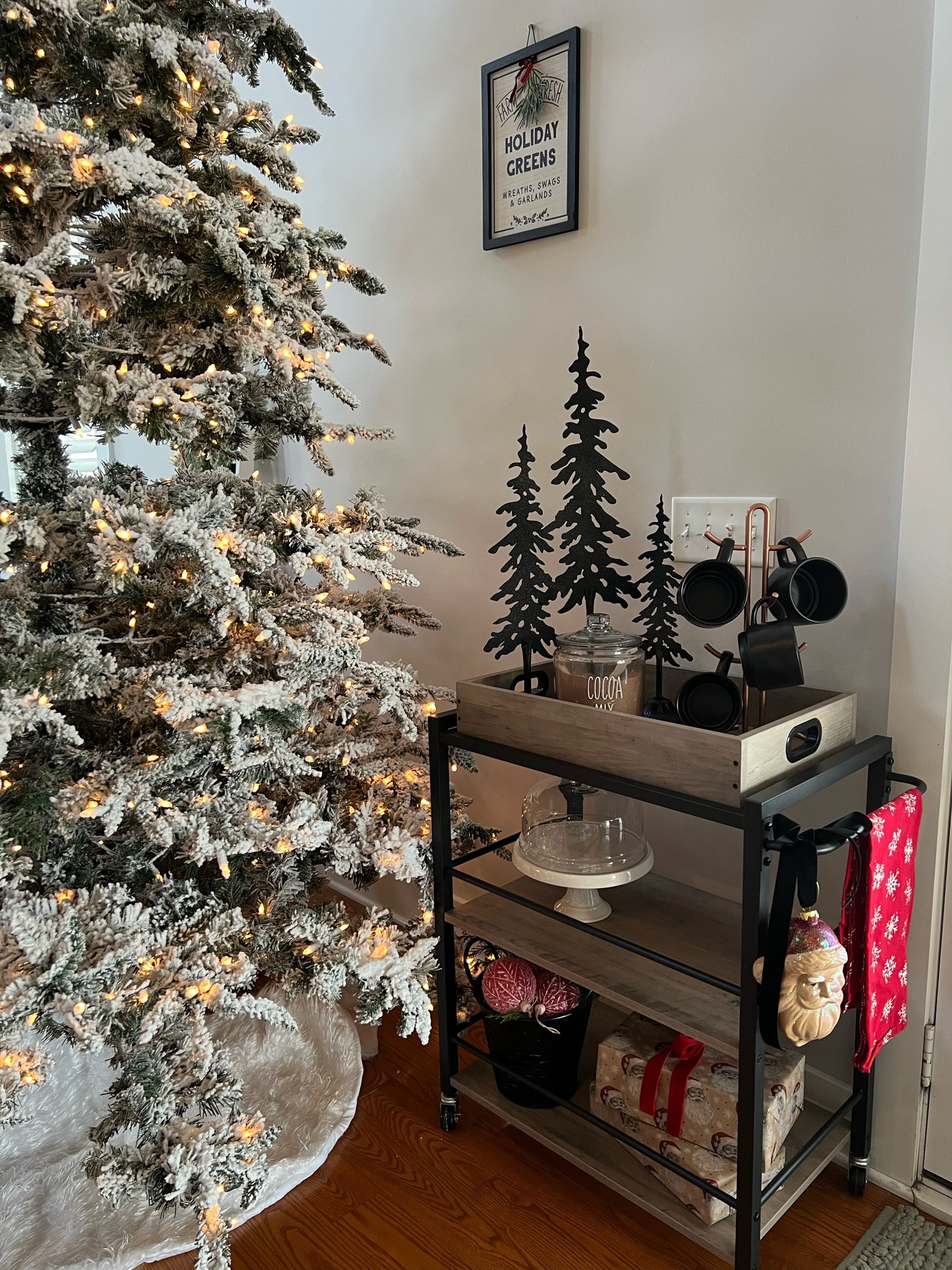 Holiday Entertaining Kitchen Serving or Bar Cart Cocoa Bar under $75!! 

#LTKhome #LTKHoliday #LTKunder100