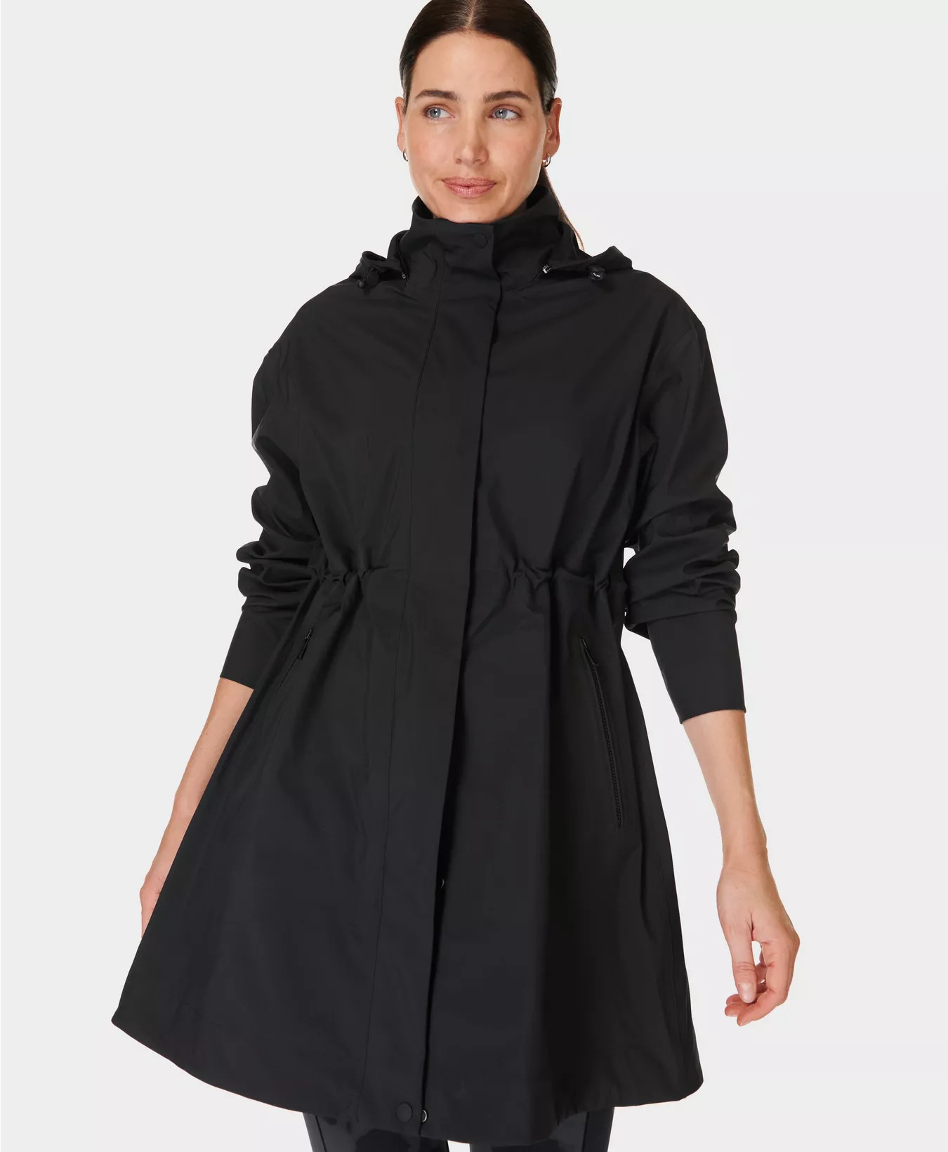 Guide Waterproof Parka  - Black | Women's Jackets + Coats | Sweaty Betty | Sweaty Betty UK