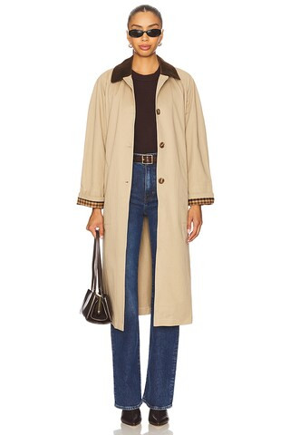 HEARTLOOM Beatriz Trench Coat in Khaki from Revolve.com | Revolve Clothing (Global)