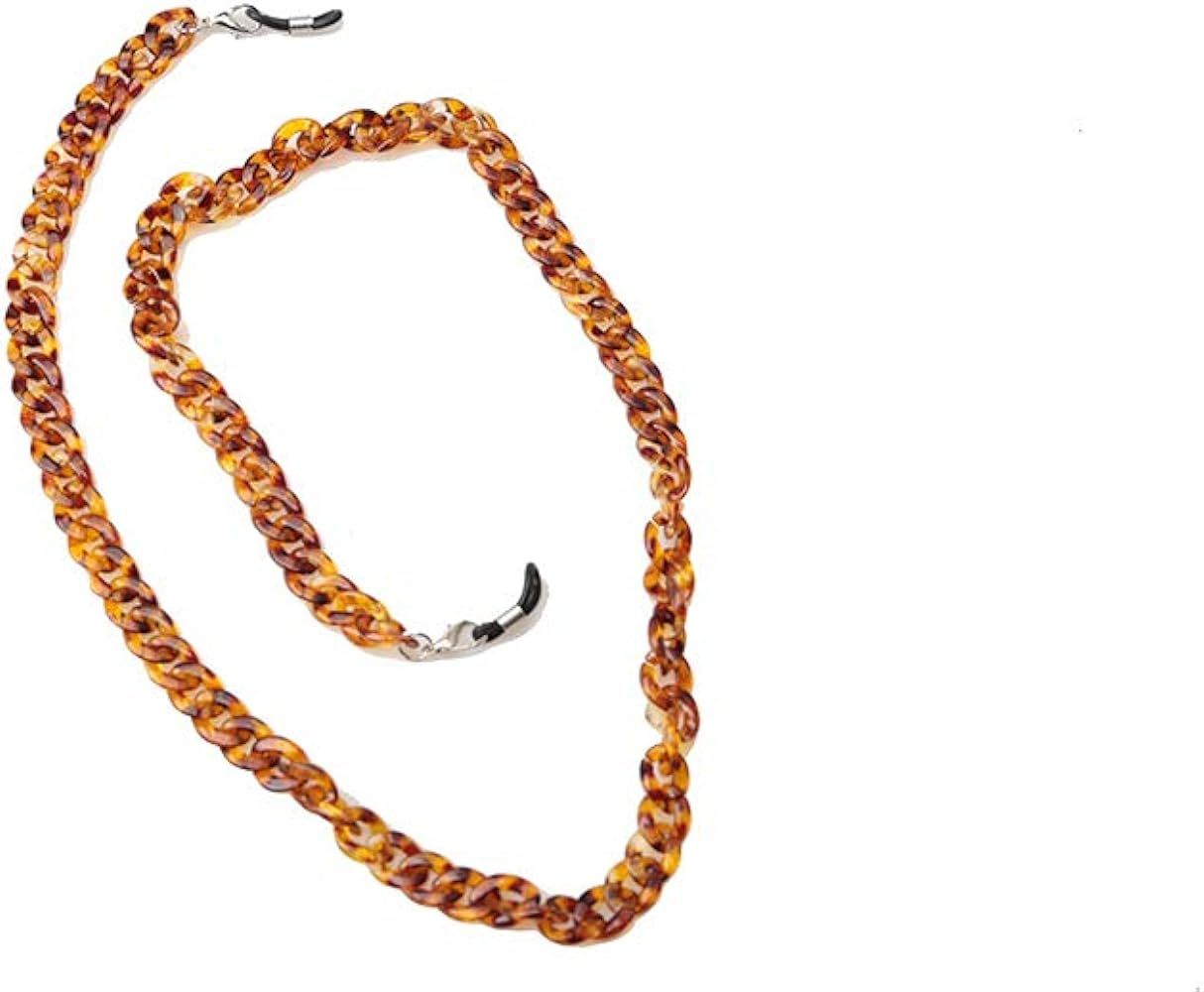Sopaila Womens Mens 70cm Acrylic Retro Design Candy Colors Eyeglass Chain Holder Strap Cord | Amazon (US)