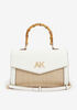 Anne Klein Paneled Satchel | Ashley Stewart