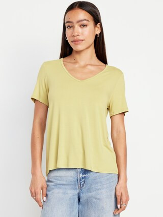 Luxe V-Neck T-Shirt | Old Navy (US)