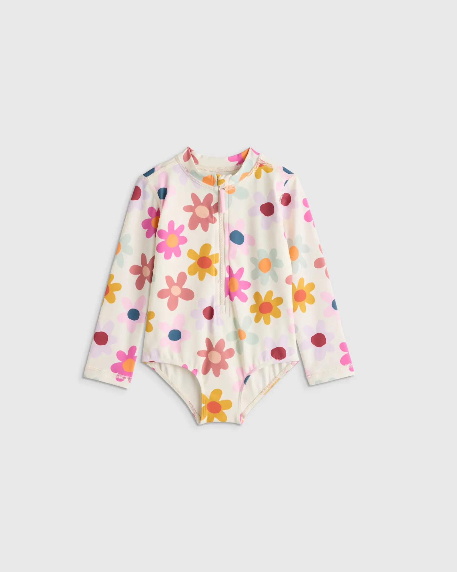 Long Sleeve Zip-Up Swimsuit | Quince