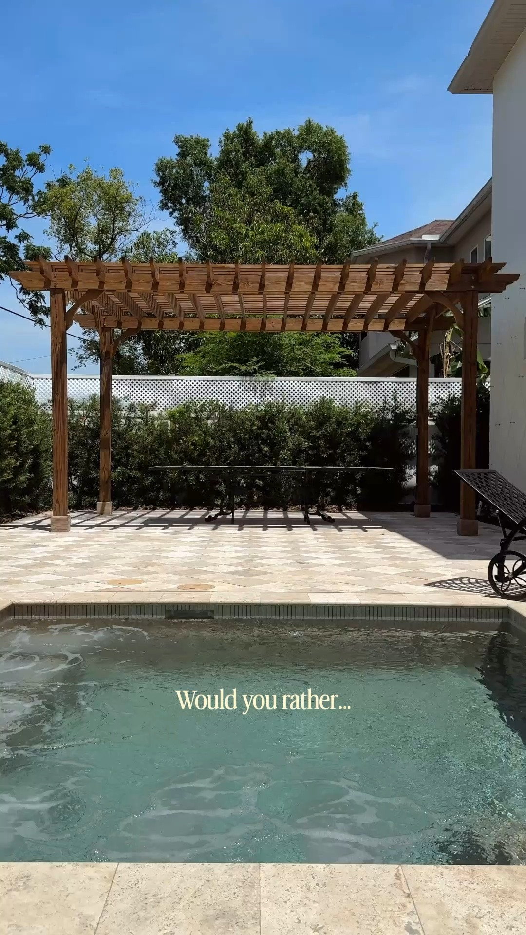 The pool is officially open 🌞 

I created my own boutique hotel feel in the backyard with these European-inspired pieces from @Wayfair.

Linking everything + similar options!

#ad #wishyouwerehere #outdoor #wayfair #wayfairpartner