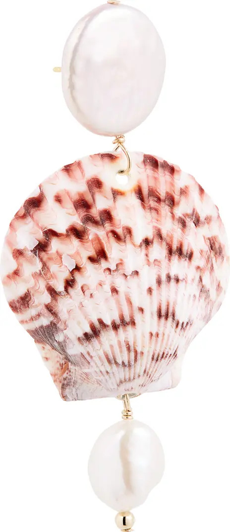 Éliou Ilha Freshwater Pearl & Shell Drop Earrings | Nordstrom | Nordstrom