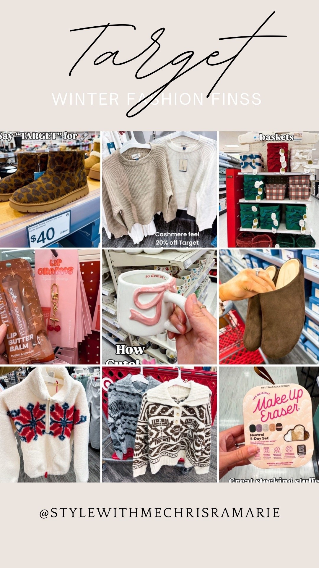Target new winter arrivals 

#LTKSaleAlert #LTKFindsUnder100 #LTKFindsUnder50