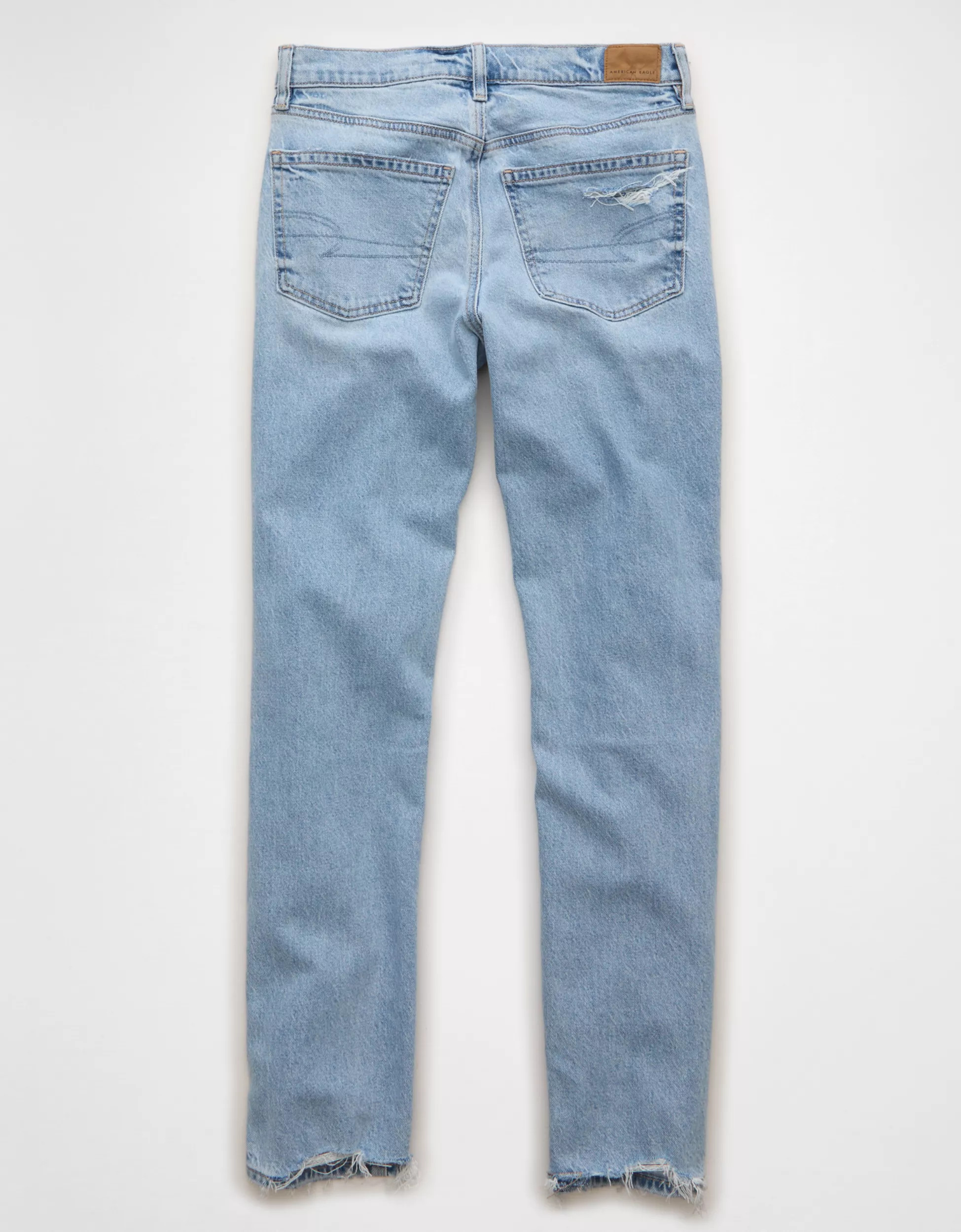 AE Stretch High-Waisted Straight Jean | American Eagle Outfitters (US & CA)