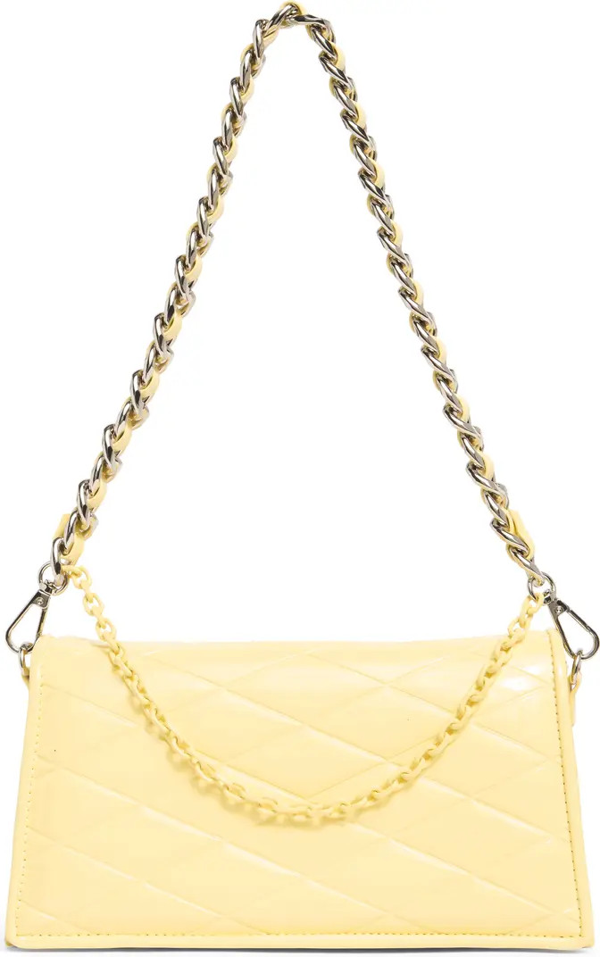 Brona Quilt Embossed Patent Shoulder Bag | Nordstrom Rack