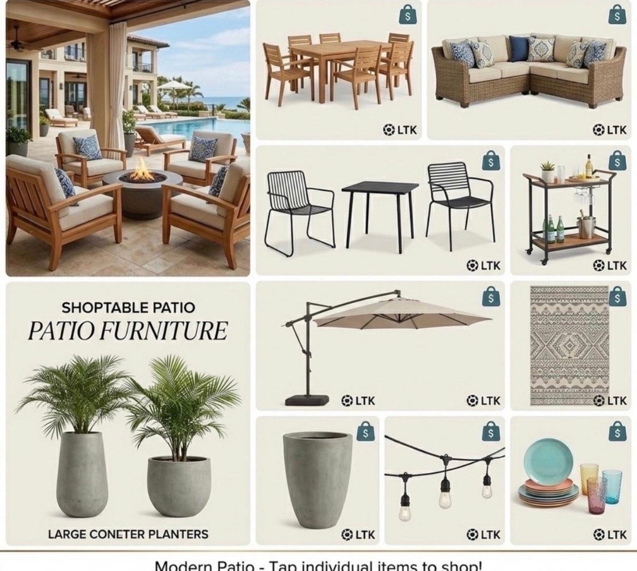 The Outdoor Oasis Blueprint (Before the Long Weekend) 🍹✨
Be honest: is your backyard actually ready for hosting, or are you secretly hoping everyone stays inside the kitchen? 🫣
With the long weekend right around the corner, your patio shouldn't just be an afterthought—it should feel like an extension of your living room. The secret to a space people never want to leave isn't just a good set of chairs; it’s about creating zones for lounging, dining, and clinking glasses.
I’ve rounded up the ultimate modern patio checklist to completely transform your outdoor space into a 5-star resort vibe.
🌟 How to Build the Look:
 The Anchor Pieces: Mix classic teak wood with a cozy wicker sectional to keep the vibe textured and high-end.
 The Entertainment Hub: A sleek bar cart on wheels means the party moves wherever you do (and keeps you from running inside for refills).
 The "Cozy Factor" Details: Layer on warm string lights, textured outdoor rugs, and oversized concrete planters to make a backyard feel like a curated oasis.
Stop scrolling past the dream yards on your feed and create your own. Everything is linked and ready to ship just in time for summer hosting. ☀️👇
👉 Tap the image or click the link in my bio to shop the entire setup and upgrade your outdoor space today!
#LTKhome #PatioDesign #OutdoorLiving #BackyardOasis #PatioFurniture #HomeDecorInspo #SummerHosting #MDWhome

#LTKHome #LTKSaleAlert