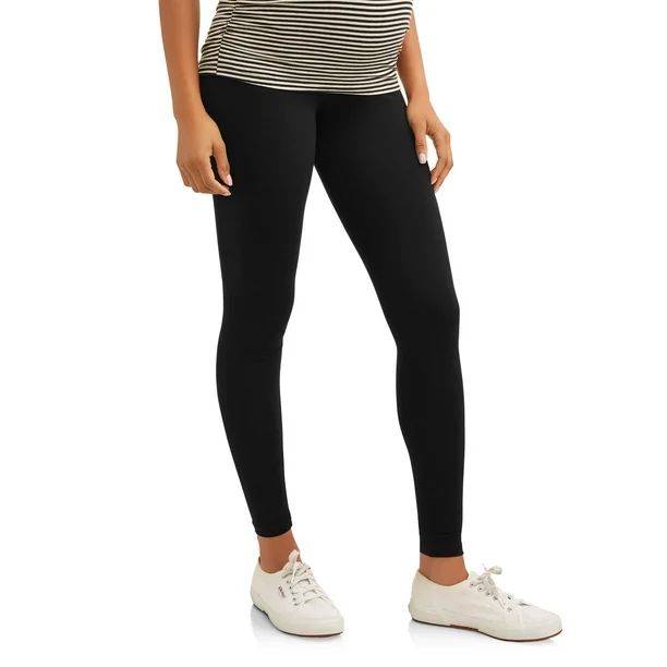 Maternity Oh! Mamma Legging with Full Panel (Available in Plus Sizes) - Walmart.com | Walmart (US)