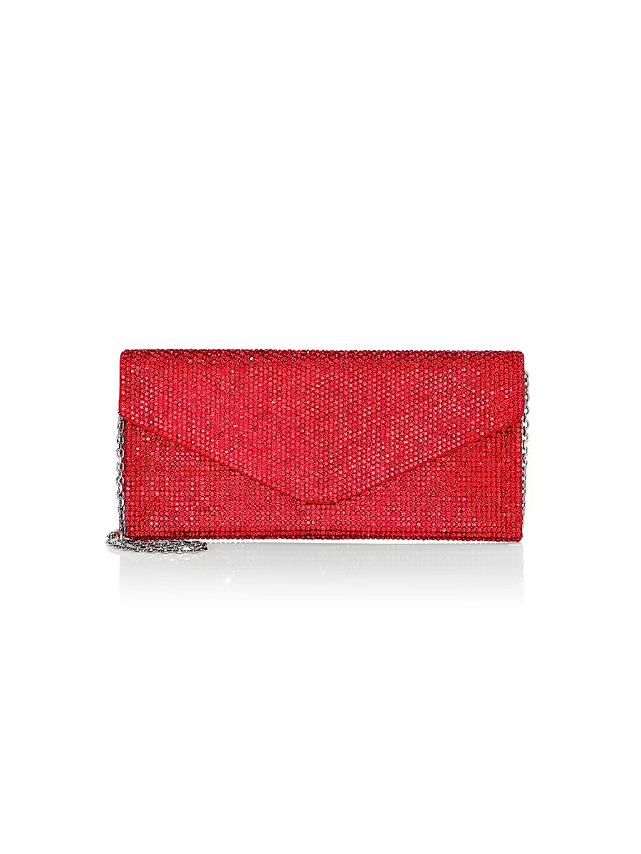 Women's Envelope Crystal Clutch - Red | Saks Fifth Avenue