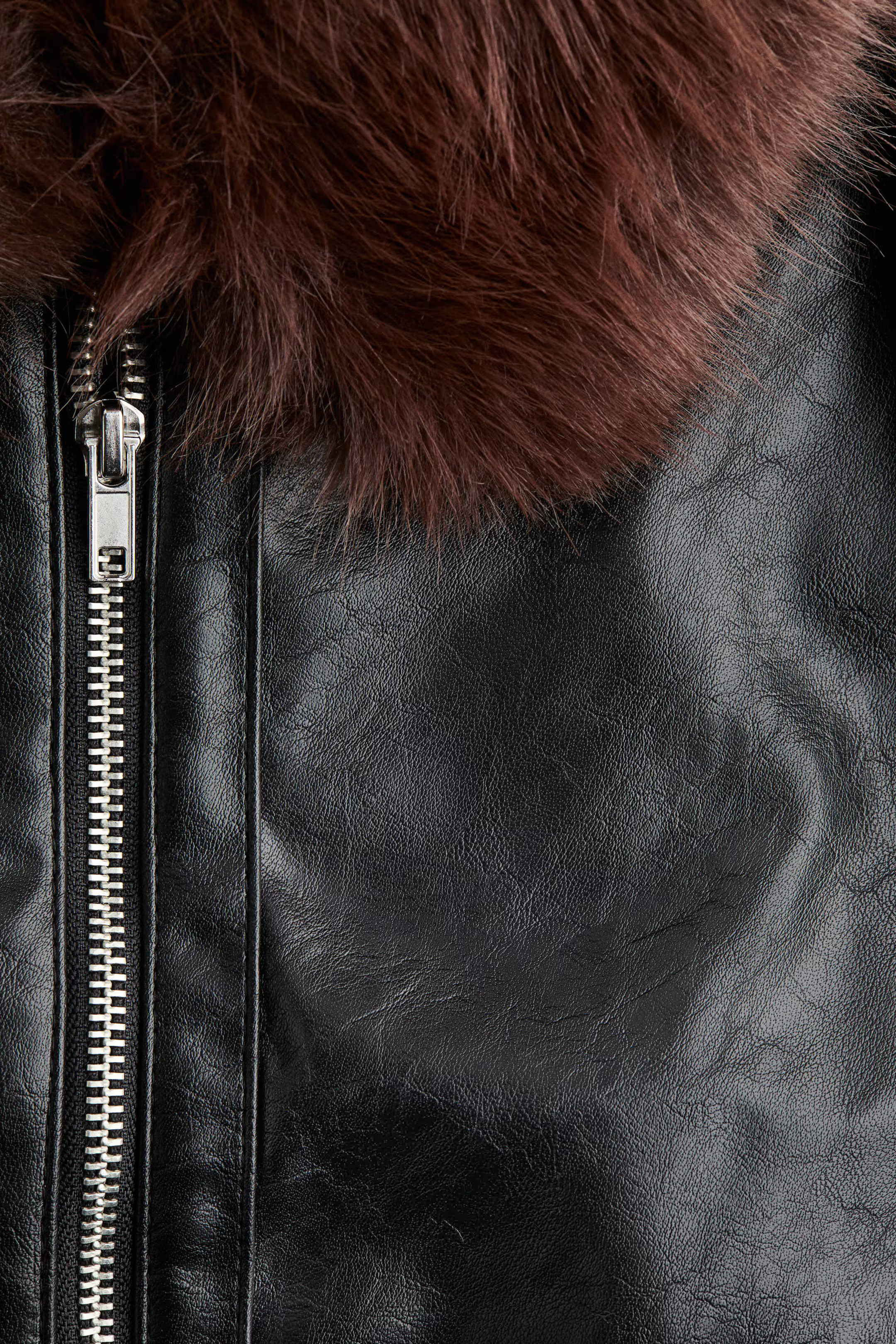 Jacket with Fluffy Collar | H&M (US + CA)