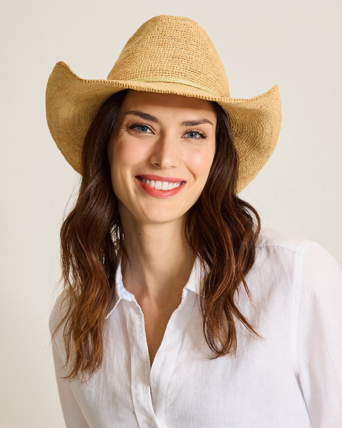 Raffia Crochet Cowboy Hat | Tommy Bahama