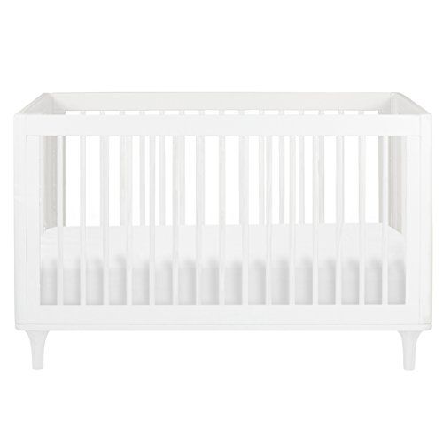 Babyletto Lolly 3 In 1 Convertible Crib with Toddler Rail in White and Washed Natural | Walmart (US)