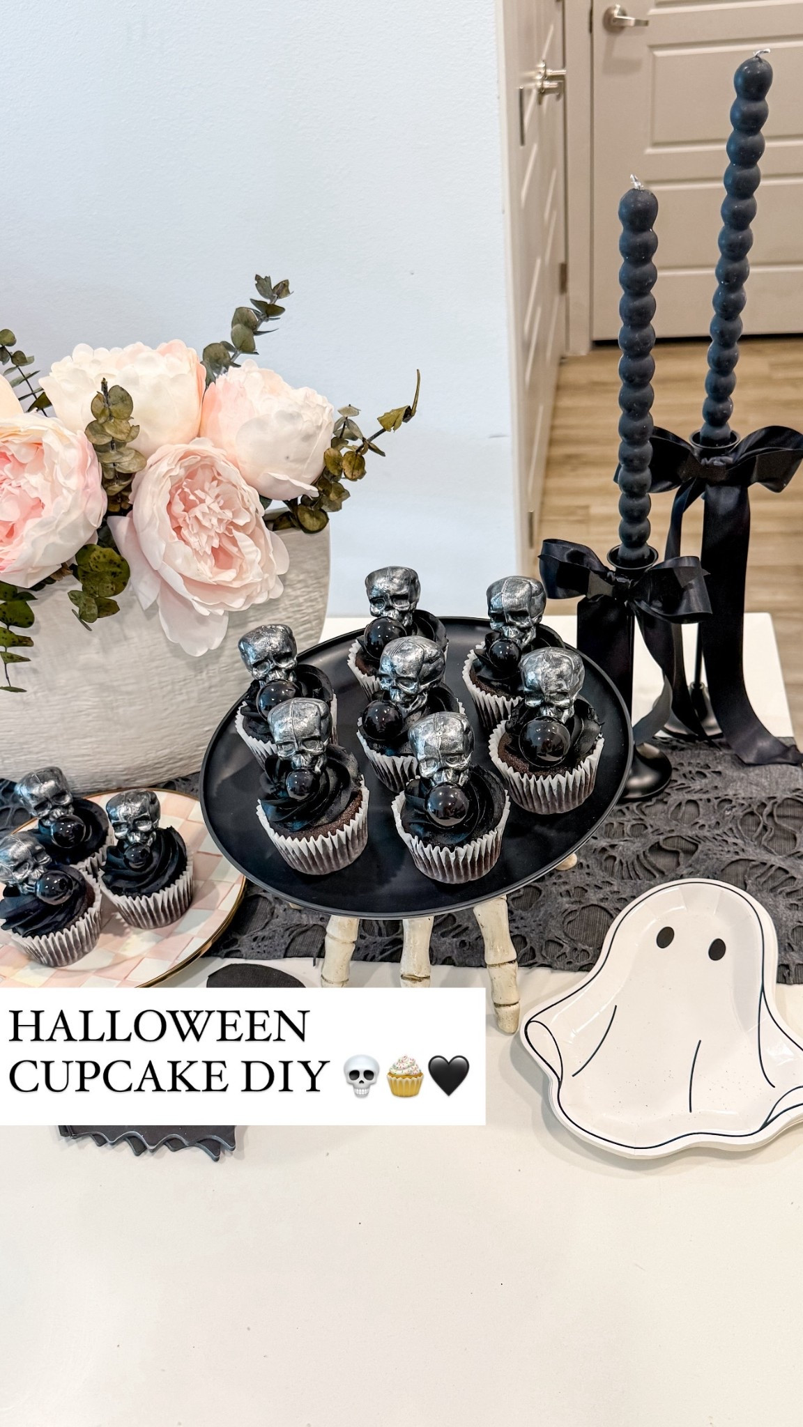 Links to everything I used to ✨zhuzh up✨ the grocery store cupcakes 

Just order plain black cupcakes from your grocery store & then make these toppers

Perfect for Halloween parties!  

#LTKParties #LTKSeasonal #LTKautumn