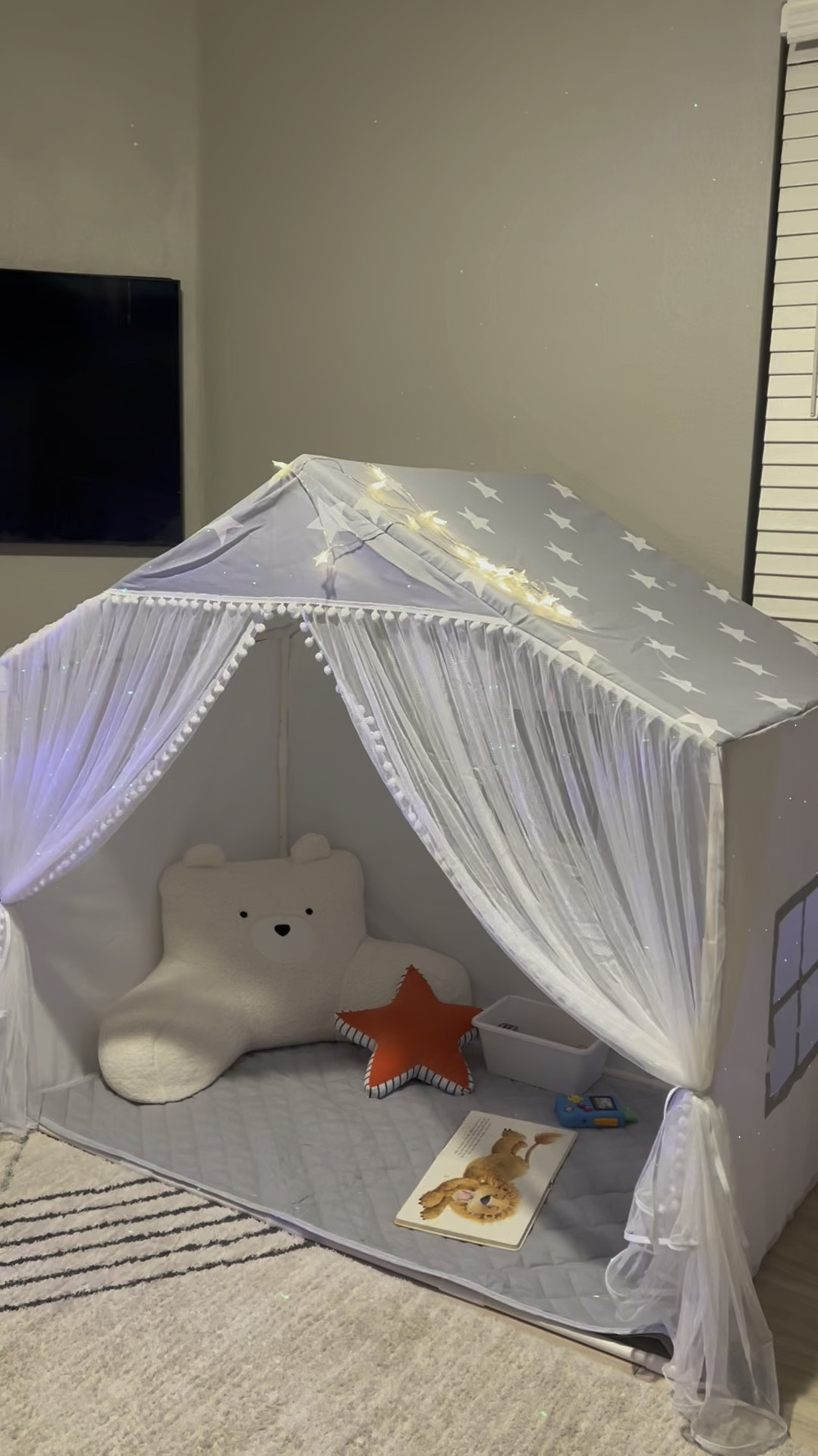 The cutest tent ever 🥹🫶🏻

#LTKHome #LTKSaleAlert #LTKxNSale