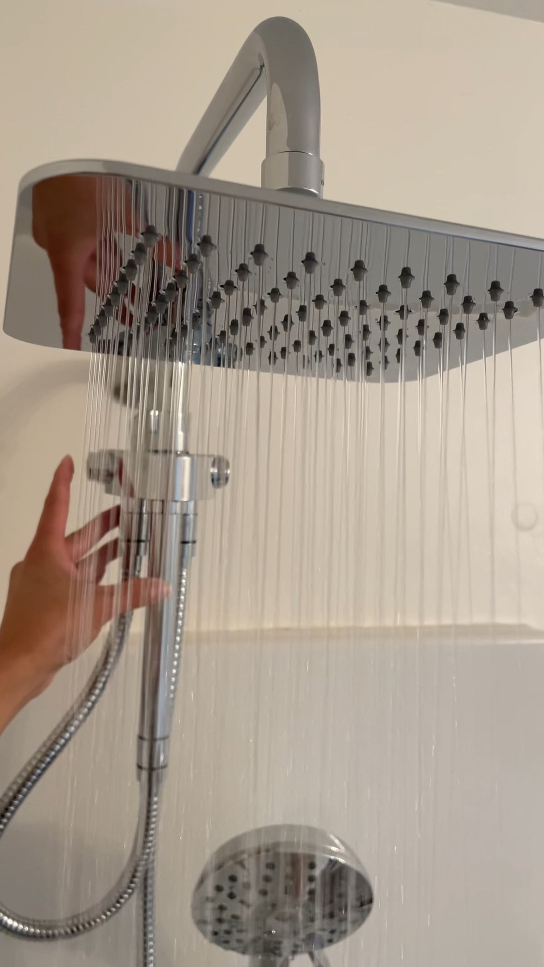 Rainfall shower head that will make your bathroom feel like a spa.

#LTKVideo #LTKHome