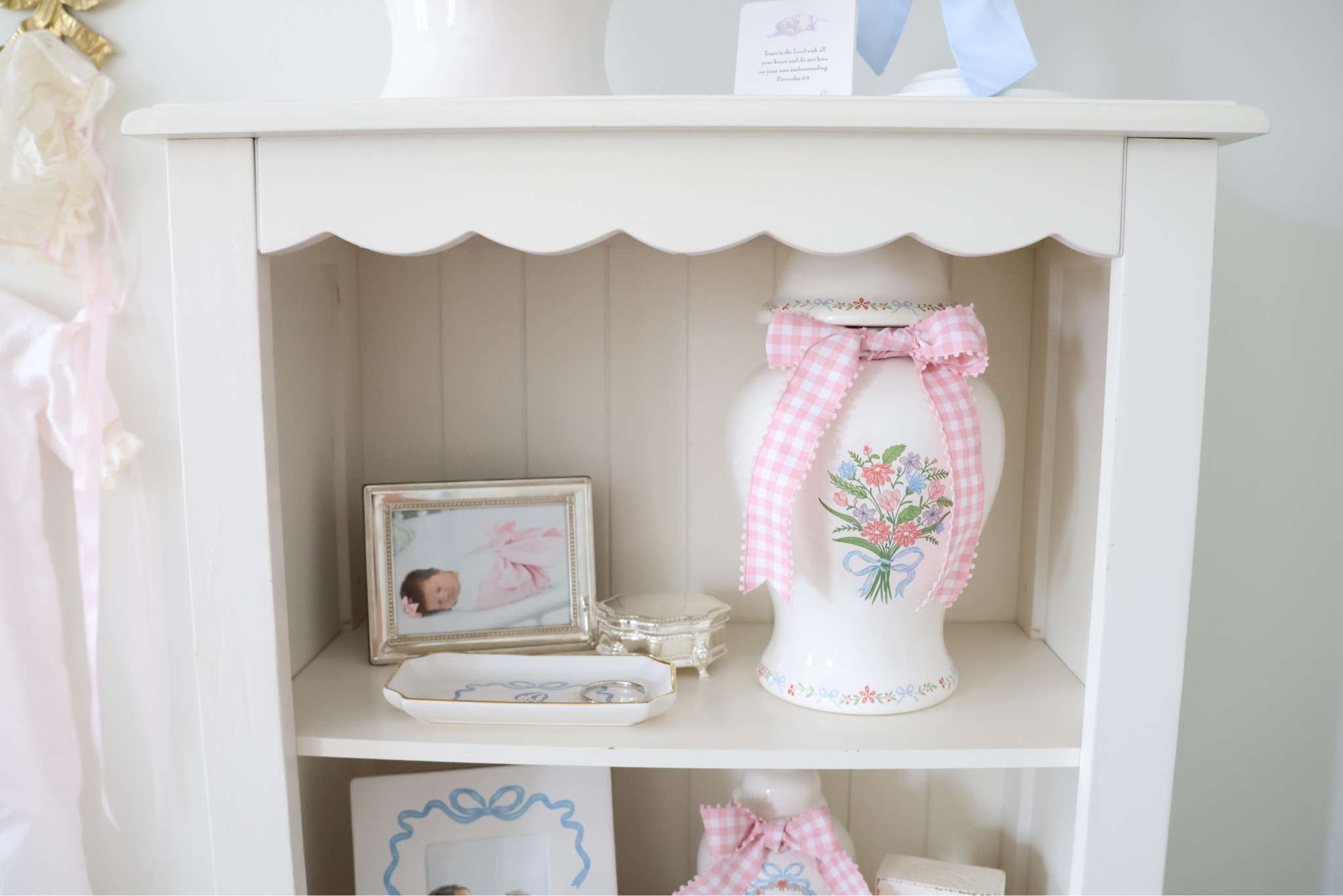 Introducing… the second Lauren Haskell LoHome x Chapple Chandler collection! This one was inspired by Betsy and created for her nursery! Every precious piece is a keepsake your little ones can love forever! Customize with a monogram initial and pick your ginger jar design and size! See more inspo on my Instagram @chapplechandler 🎀💕

#LTKhome #LTKGiftGuide #LTKbaby