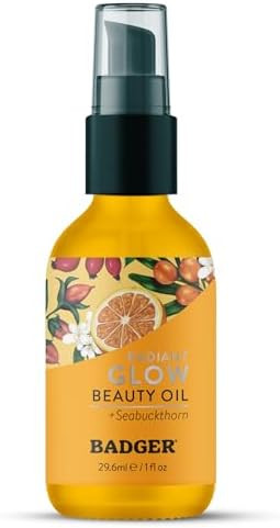 Badger Seabuckthorn Face Oil, Organic Face Moisturizer for Women & Men, Nourishing & Soothing Org... | Amazon (US)