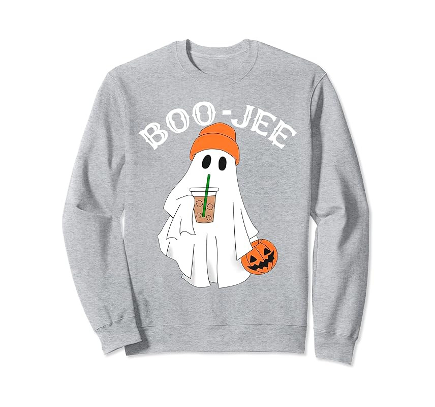 Coffee Lovers Cute Ghost Halloween Costume Boujee Boo-Jee Sweatshirt | Amazon (US)