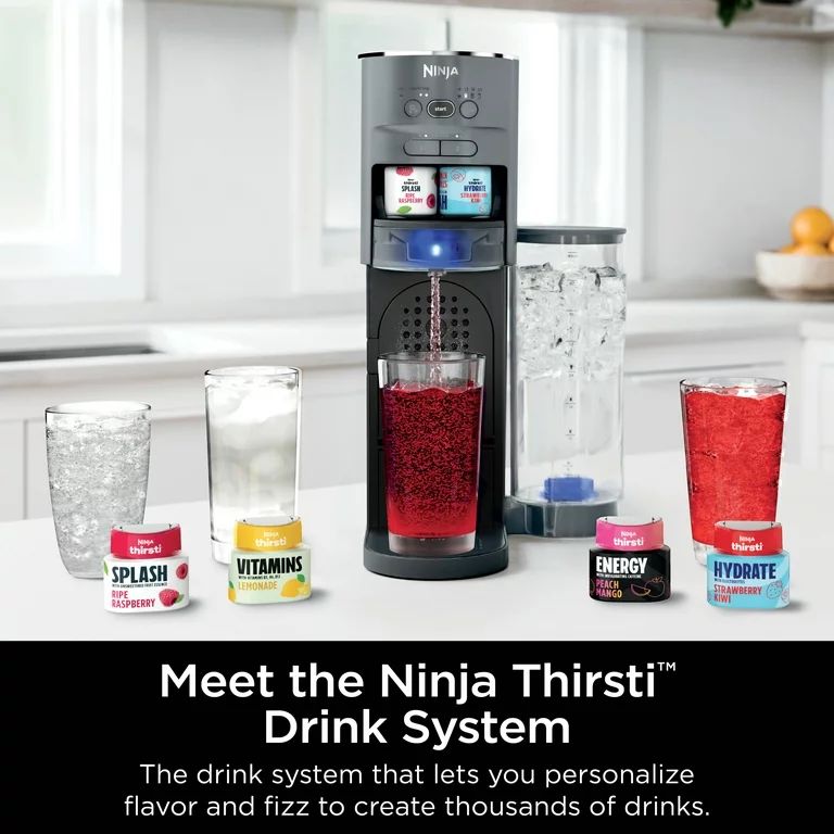 Ninja Thirsti Drink System Complete Still and Sparkling Customization Drink Kit with CO2 Canister... | Walmart (US)