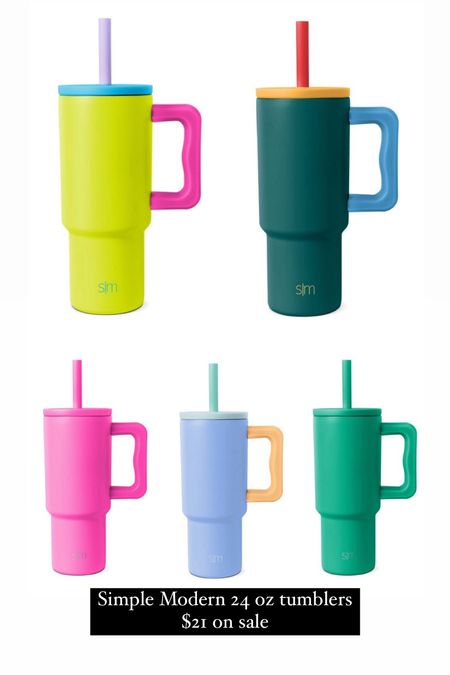 Love these 24oz tumblers by Simple Modern that are on sale! 

Travel mug, tumbler, Target home  

#LTKhome #LTKsalealert #LTKtravel