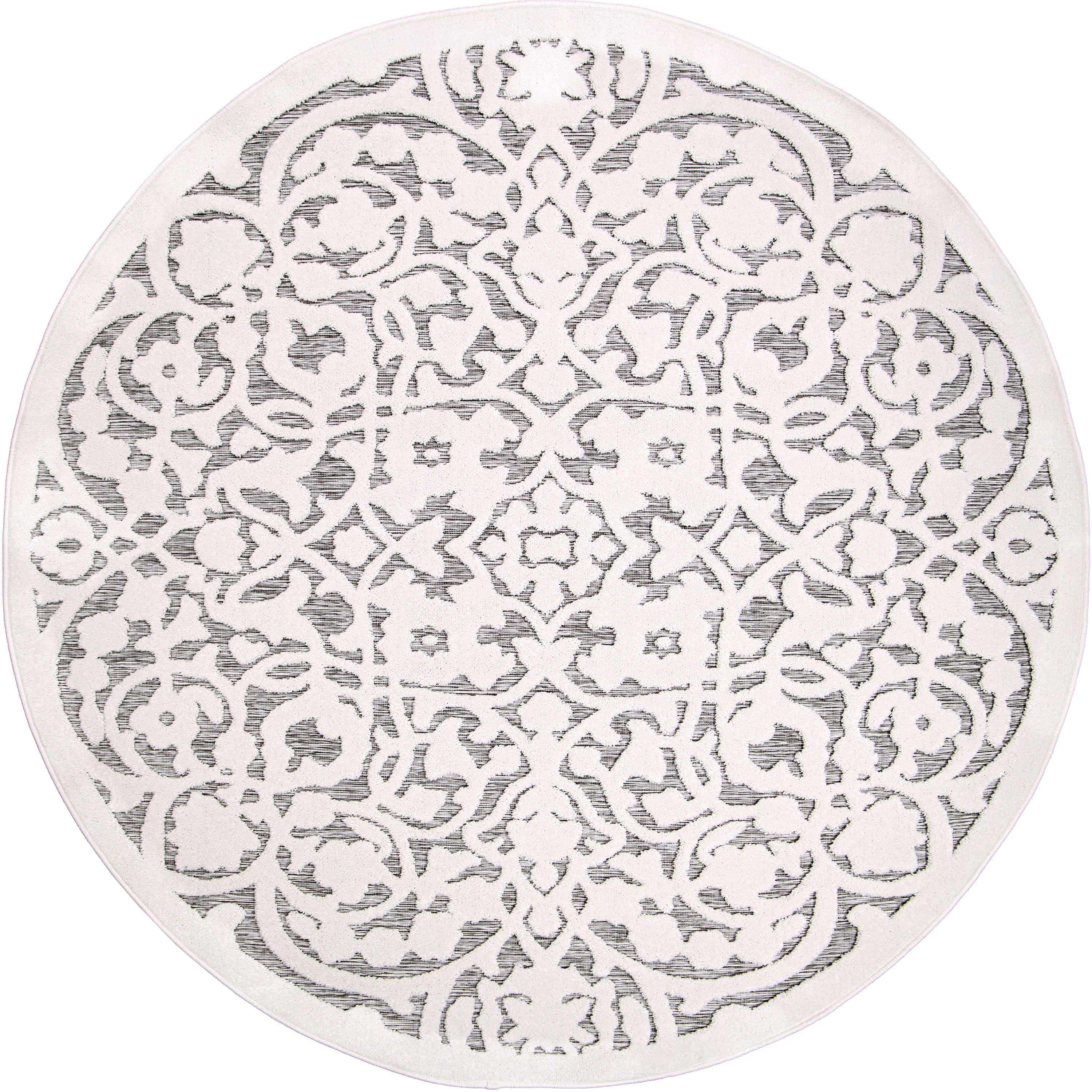 My Texas House Dahlia, Medallion, Transitional, Woven Area Rug, 6'5" x 6'5" | Walmart (US)