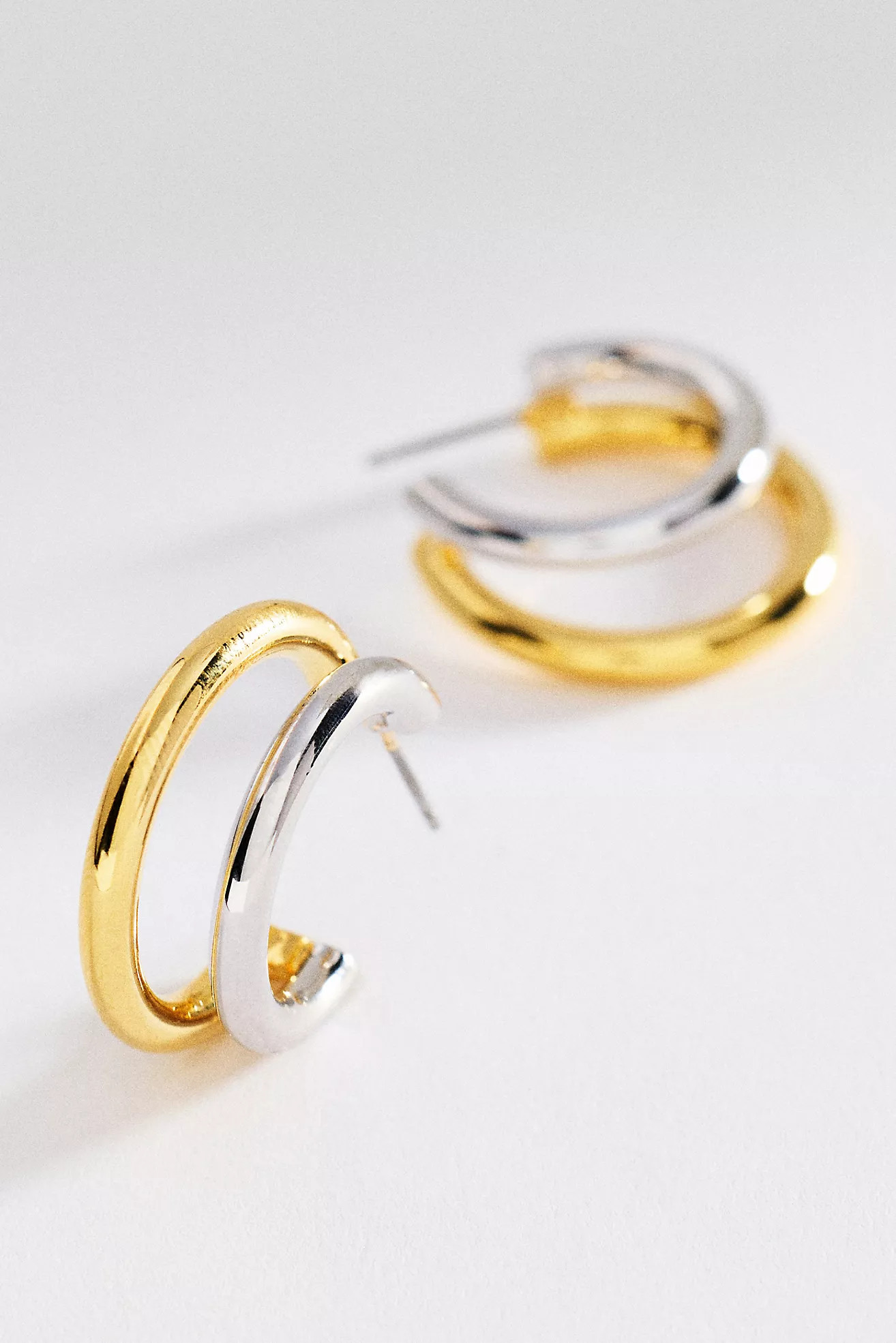 Two-Tone Double Hook Earrings | Anthropologie (US)