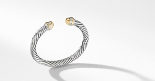 Cable Classic Collection® Bracelet with 14K Yellow Gold | David Yurman