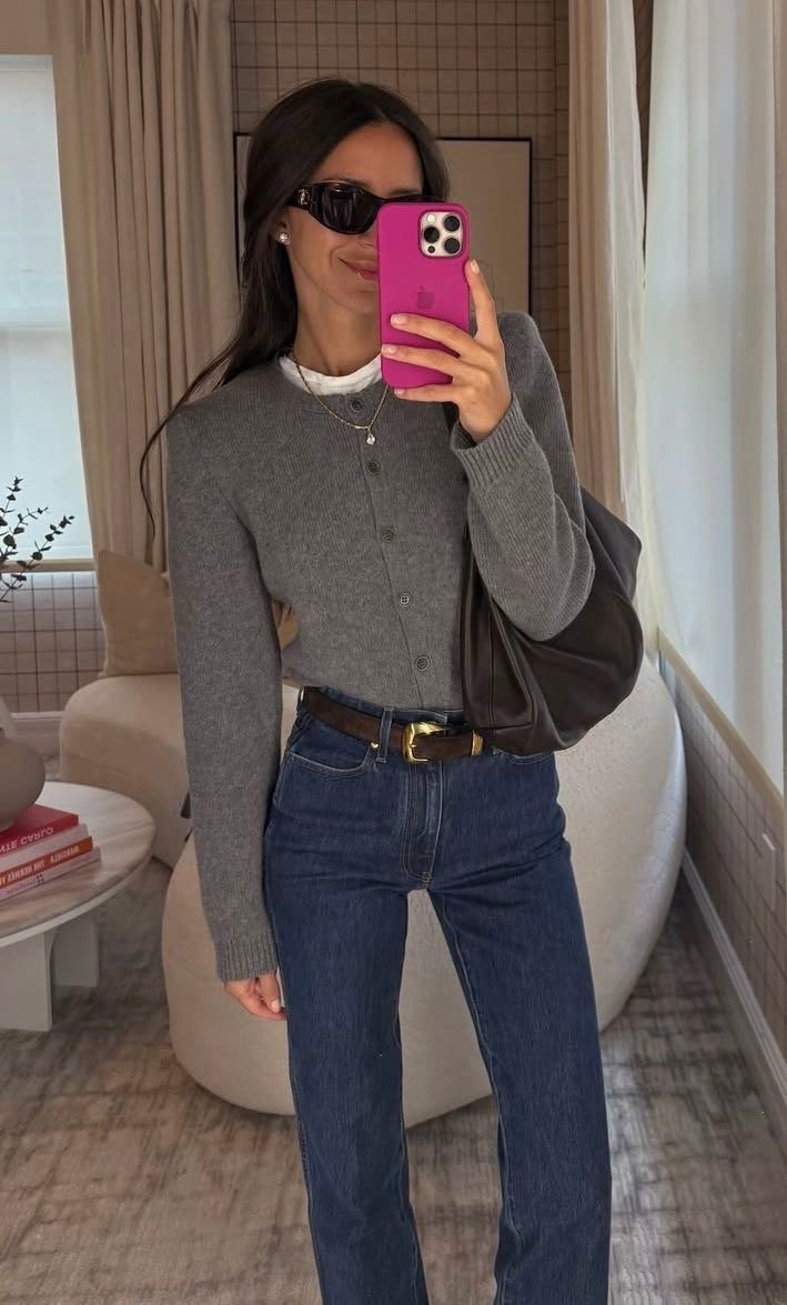 Chic fall outfit inspo | Linked similar products from Gap! 

Fall outfit inspo 2025 | fall basics | cardigan outfit 

#LTKCyberWeek #LTKSeasonal #LTKFindsUnder50