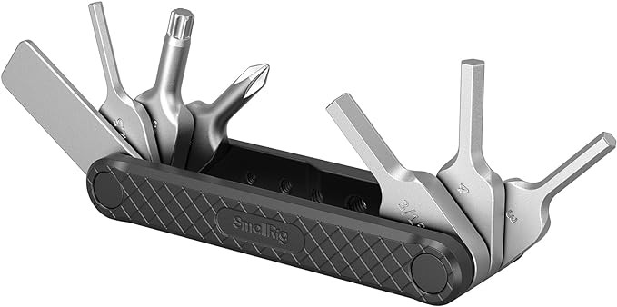 SMALLRIG Folding Tool Set with Screwdrivers and Hex Key Wrenches, Seven Functional Tools Included... | Amazon (US)
