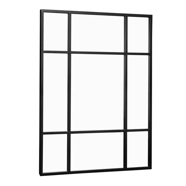 Matherly Window Pane Metal Mirror | Wayfair North America