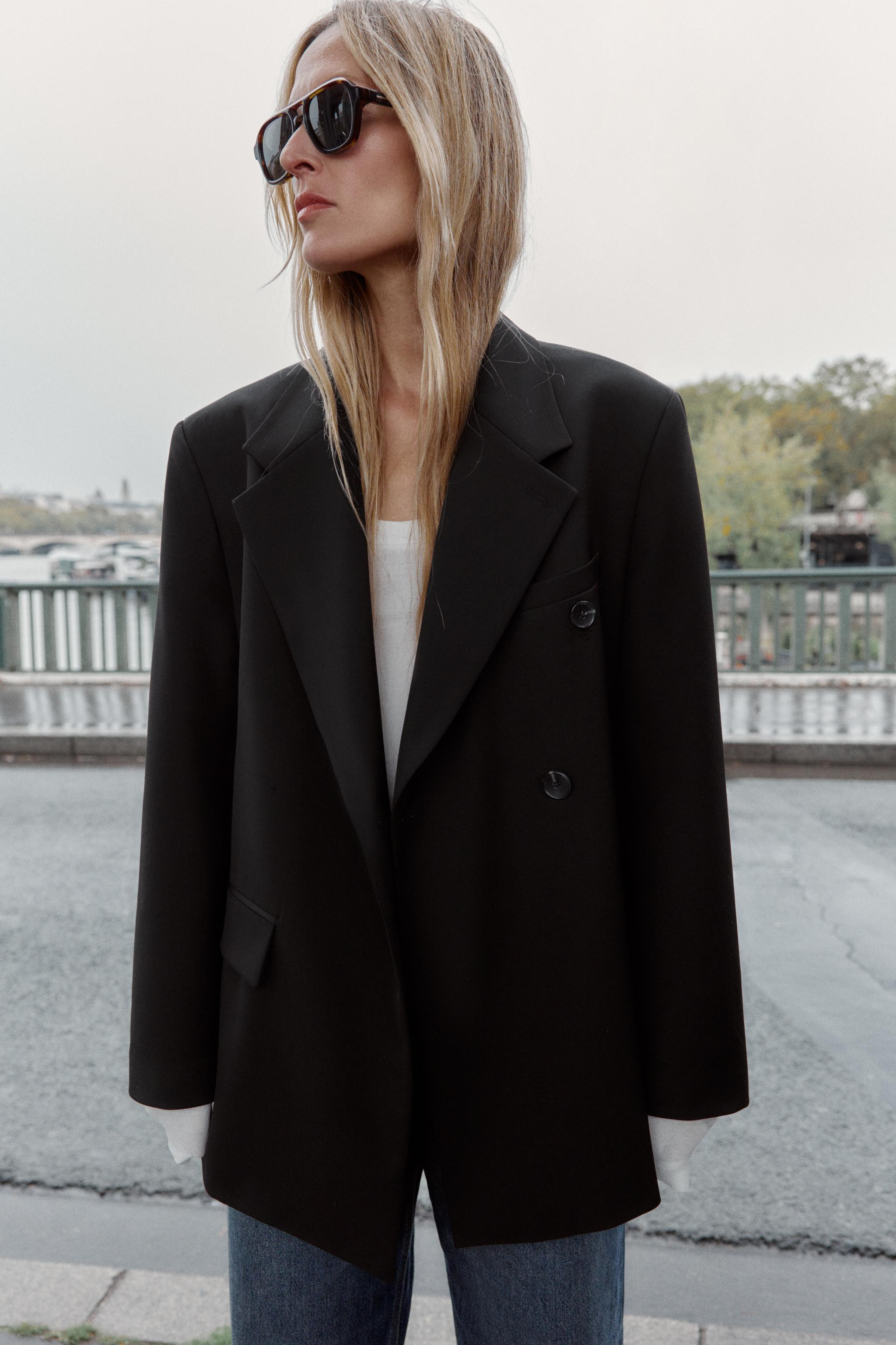 OVERSIZE DOUBLE-BREASTED BLAZER | Zara UK