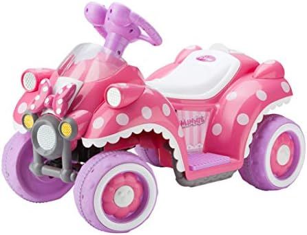 Kid Trax Toddler Disney Minnie Mouse 6V Electric Quad Ride On Toy, Kids 1.5-3 Years Old, Max Weight  | Amazon (US)