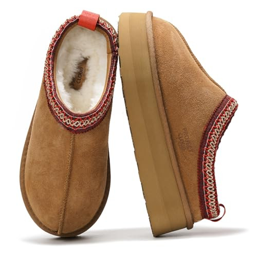 Project Cloud 100% Genuine Leather Platform Slippers for Women – Soft Memory Foam Womens Slippe... | Amazon (US)