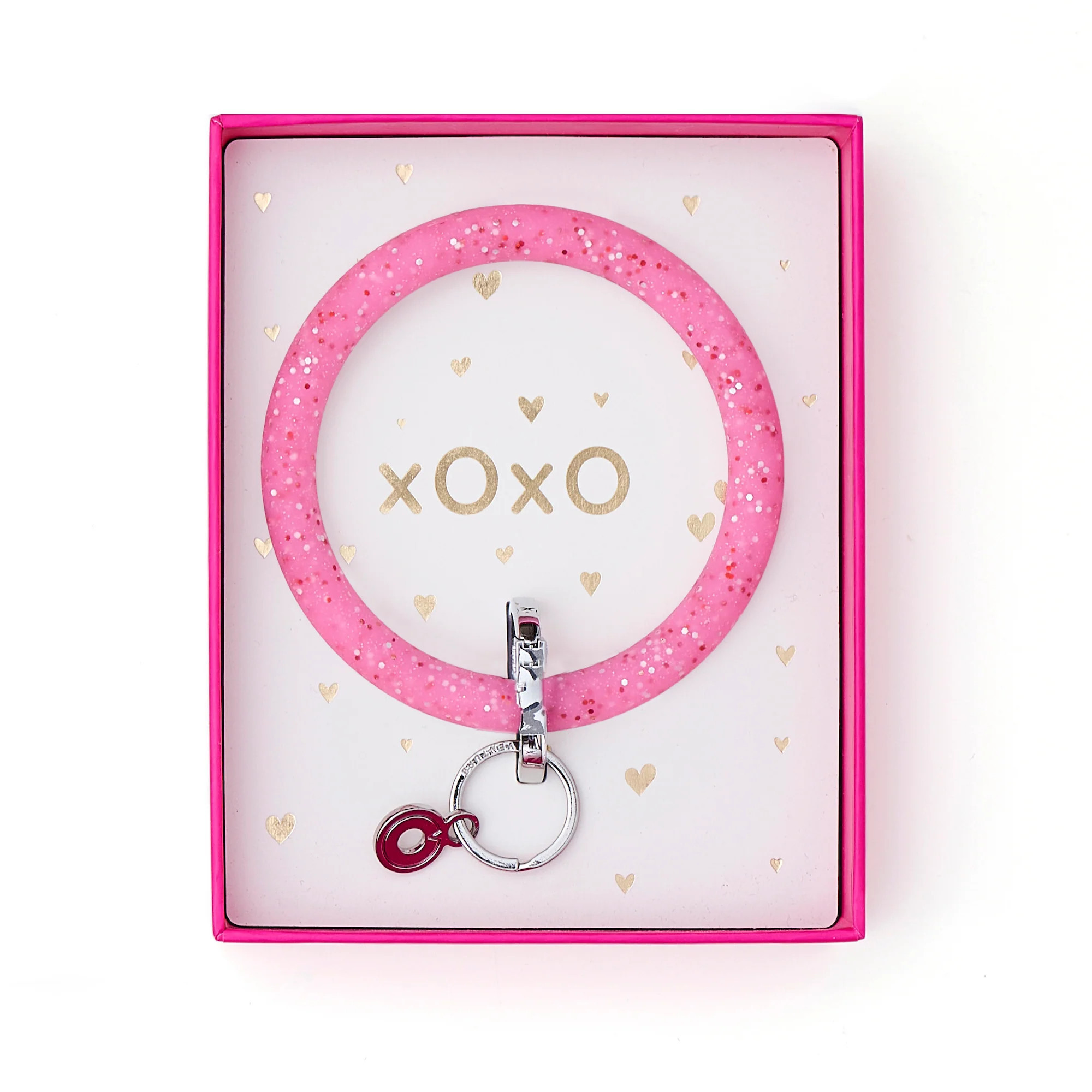 Silicone Big O® Key Ring Tickled Pink Confetti - Boxed Set | Oventure