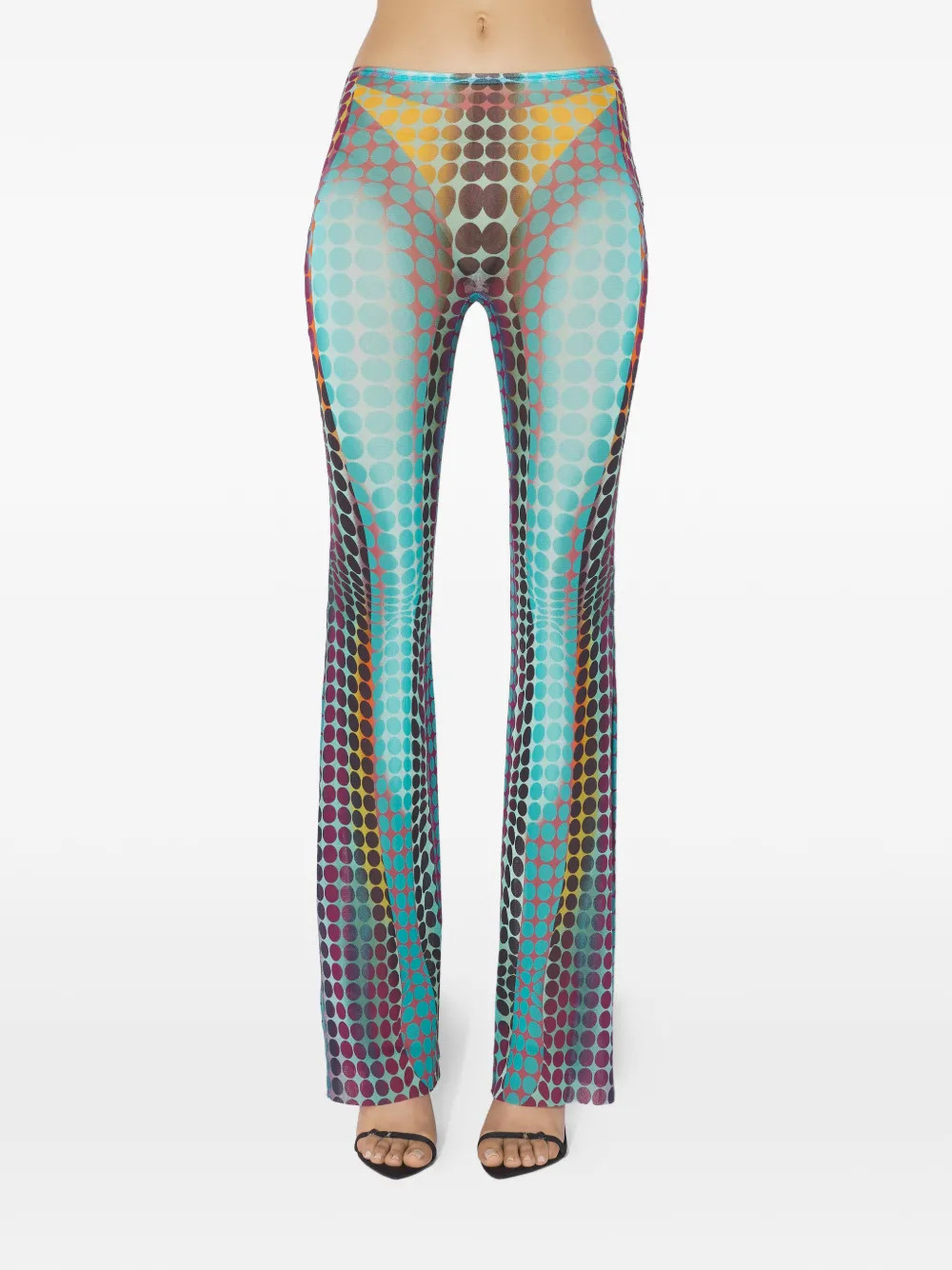 Jean Paul GaultierRe-edition flared printed trousers | Farfetch Global