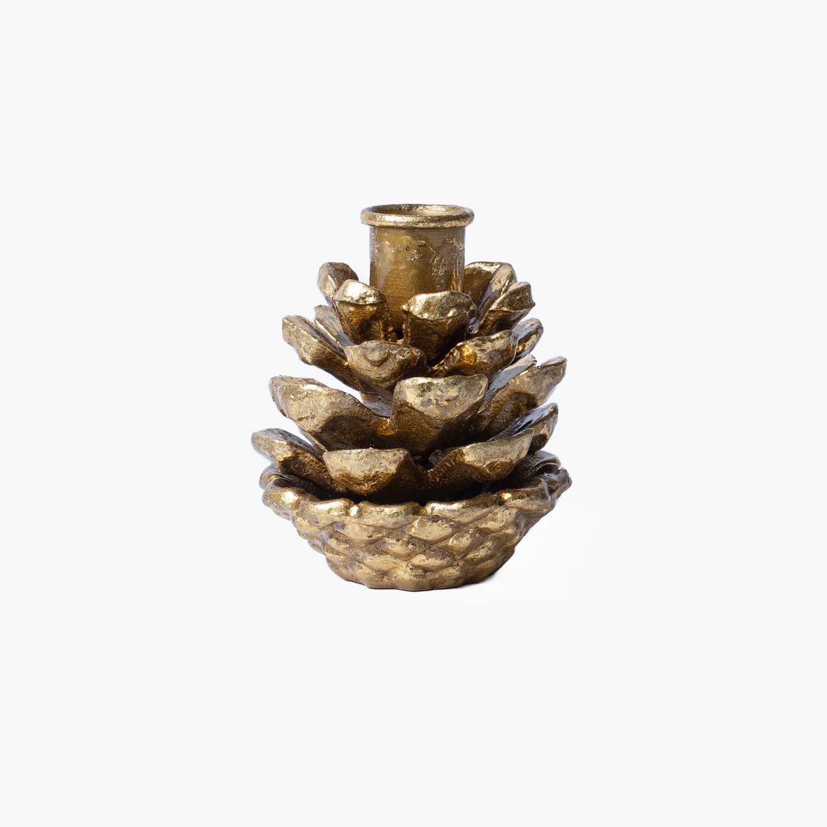 Forest Pinecone Taper Holder | Stoffer Home