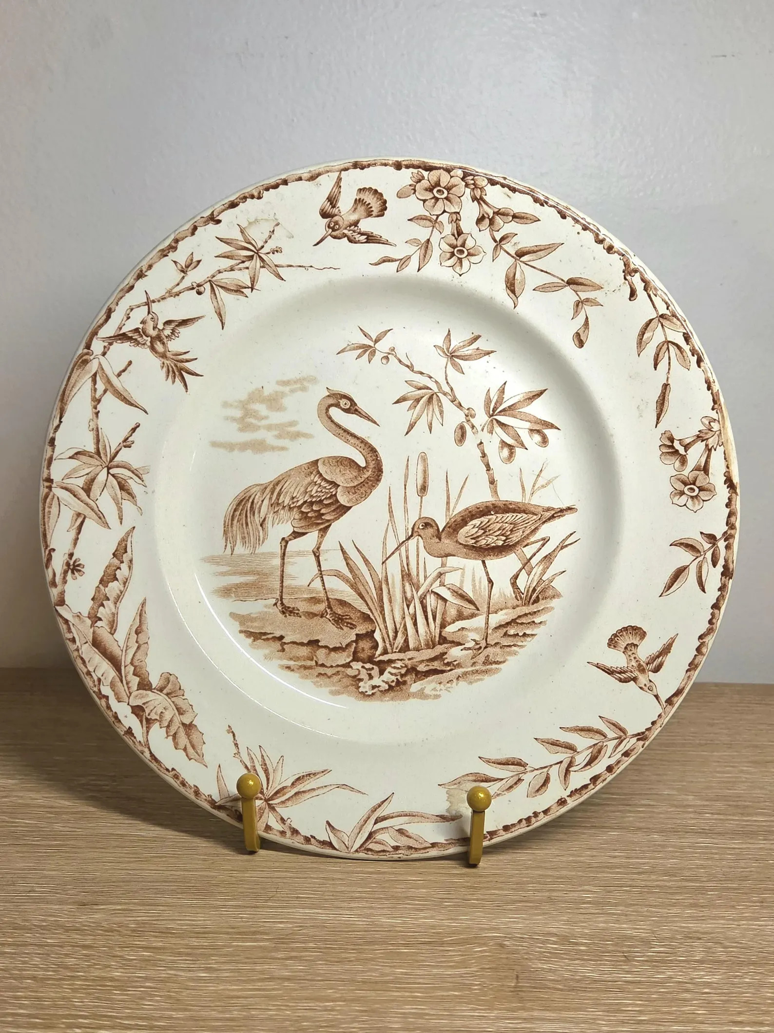 Antique Ridgway "Indus"  Brown Transferware Plate | Etsy (Global)