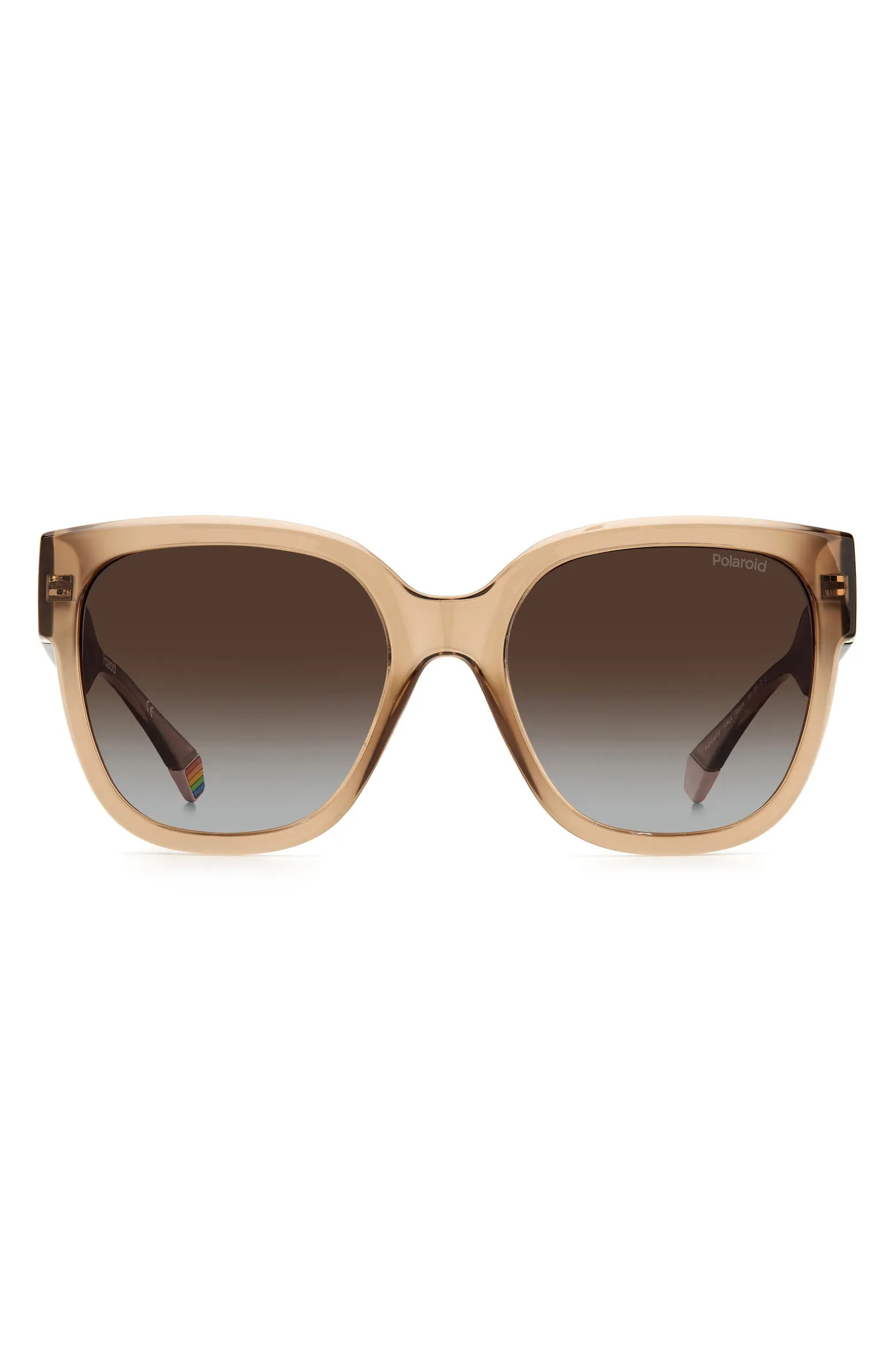 55mm Polarized Square Sunglasses | Nordstrom