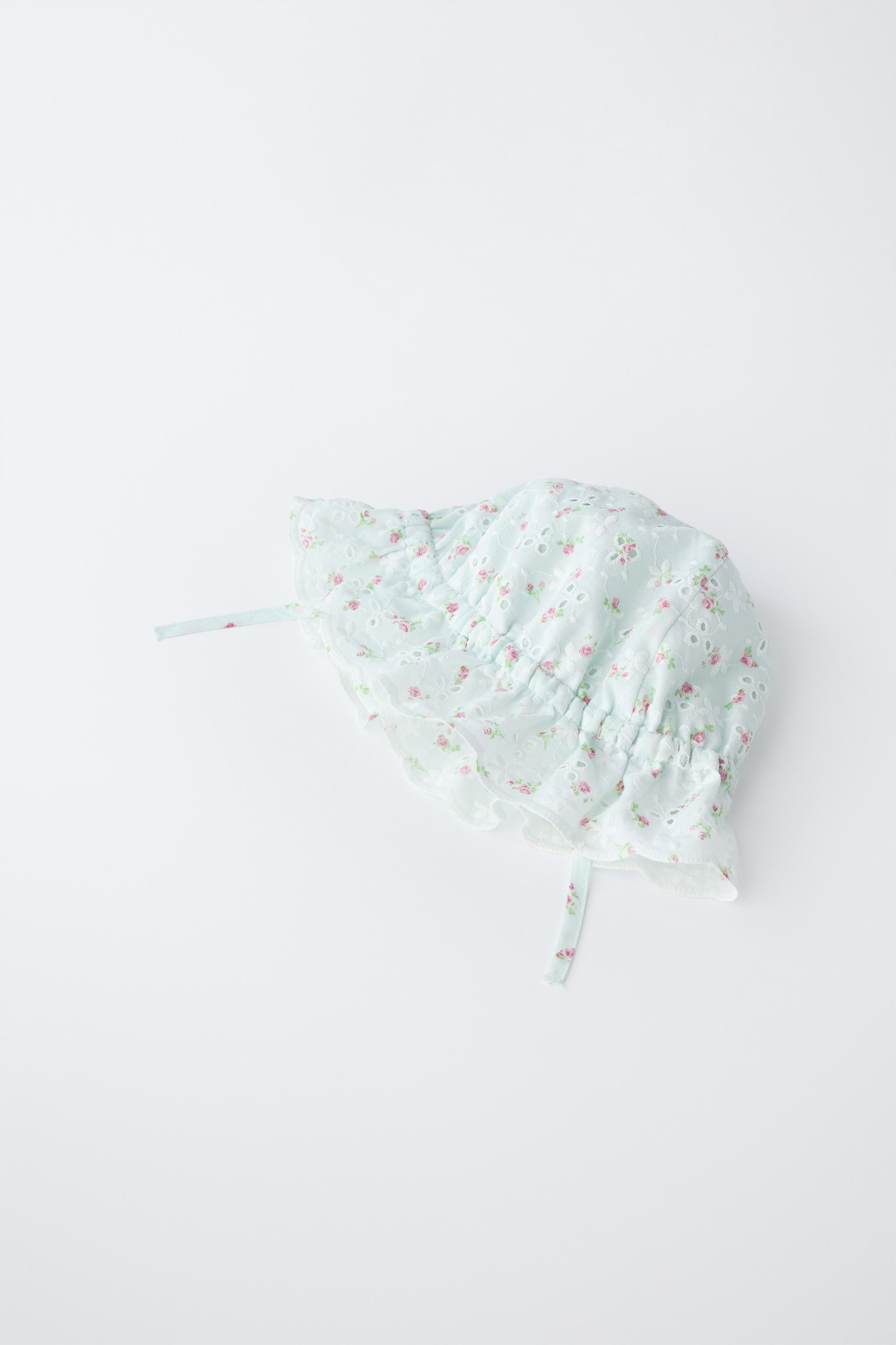 EMBROIDERED SWISS HAT WITH FLORAL PRINT | Zara Canada