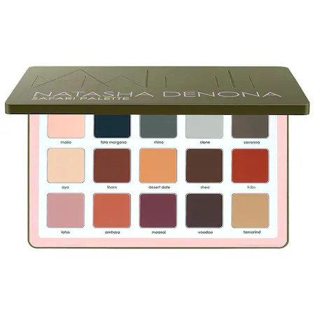 Natasha Denona Safari All Matte Eyeshadow Palette 15 x 0.08 oz/ 2.5 g | Sephora (US)