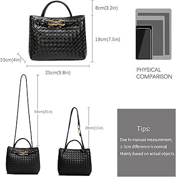 DRIITKO Woven Hobo Bags for Women Tote Bag, Woven Leather Shoulder Crossbody Bag Satchel Bag Wove... | Amazon (US)