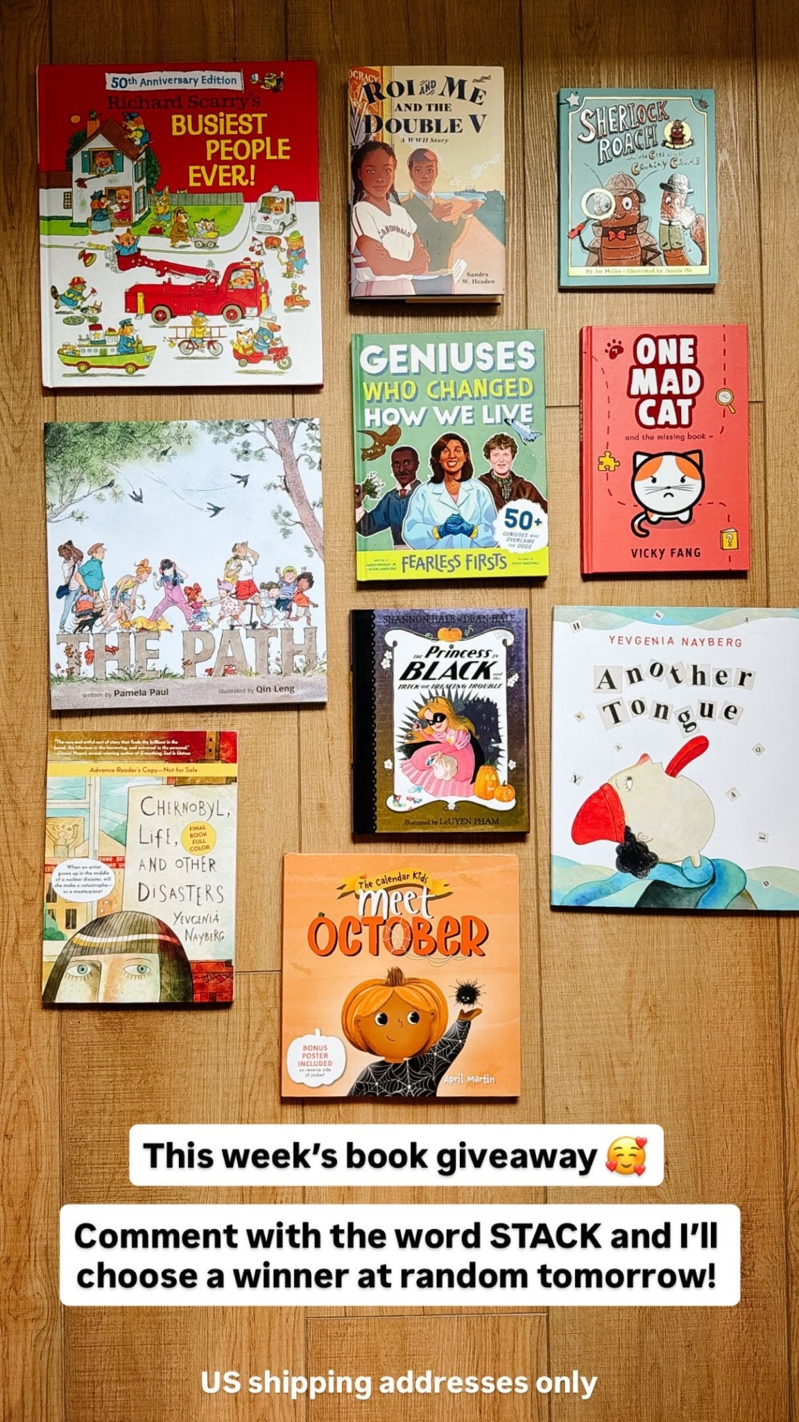Book Giveaway 9/1