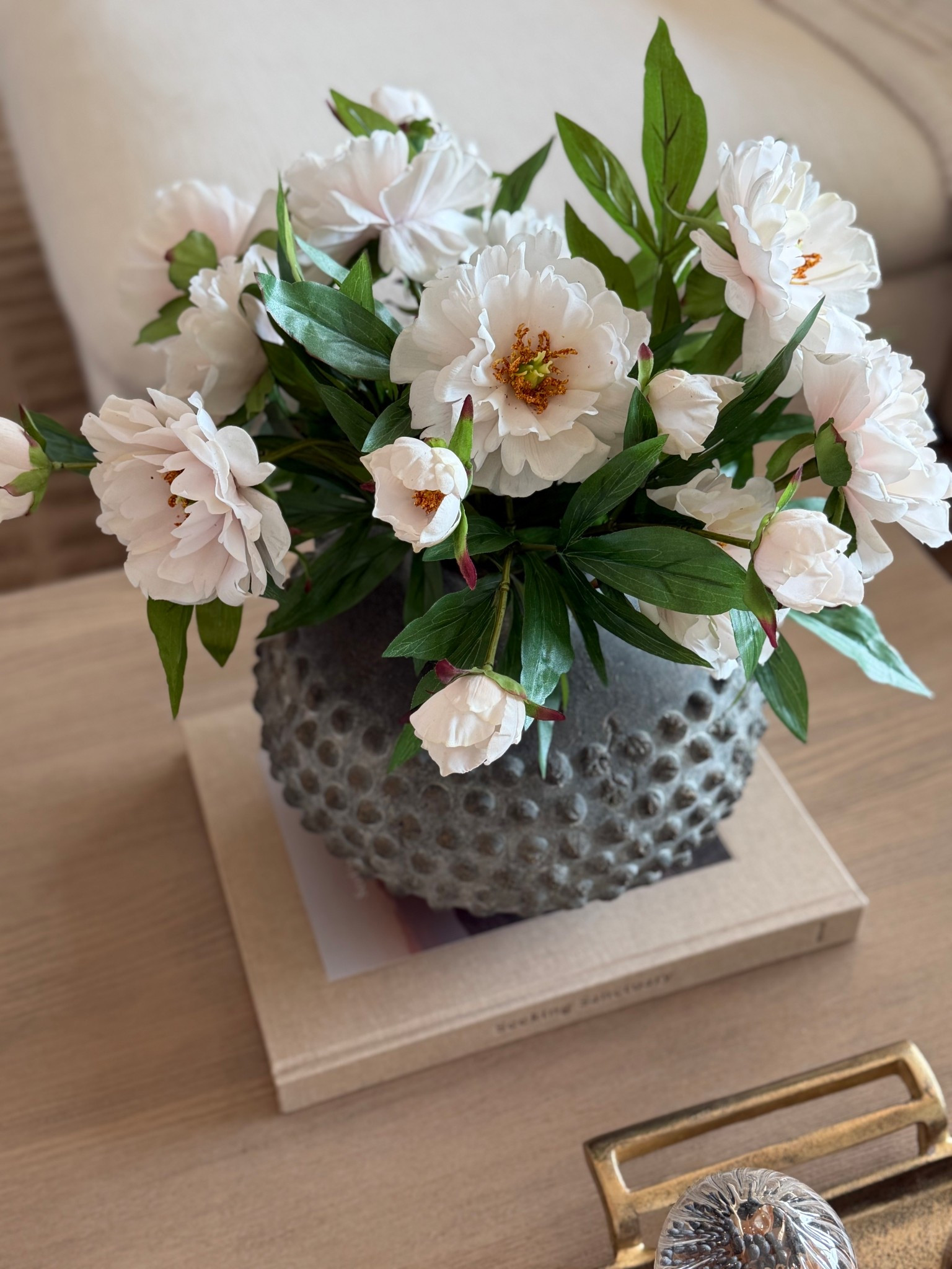 These peonies are incredible! The best I’ve seen as far as faux stems.wow 

Target Hearth & Hand with Magnolia peony stems, Studio McGee inspired peonies, faux peony stems, realistic peony florals, neutral pink peonies, white peony stems, blush peonies, spring floral decor, lifelike artificial flowers, modern organic floral styling, marble vase with peonies, ceramic vase styling, coffee table floral arrangement, dining table centerpiece ideas, entryway console florals, affordable luxury florals, high-end look for less flowers, Target spring florals, Magnolia home decor style, timeless floral stems, year-round faux florals, soft neutral spring decor, elegant peony arrangements for home.

#LTKHome #LTKSeasonal